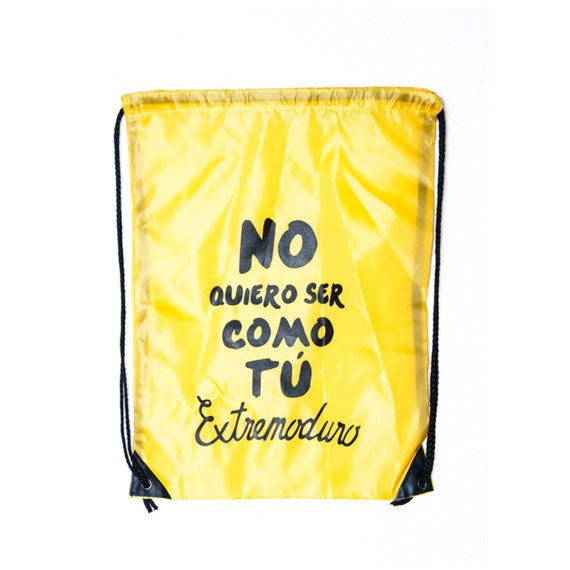 Bolsa ·No quiero ser como tú· (Amarilla)