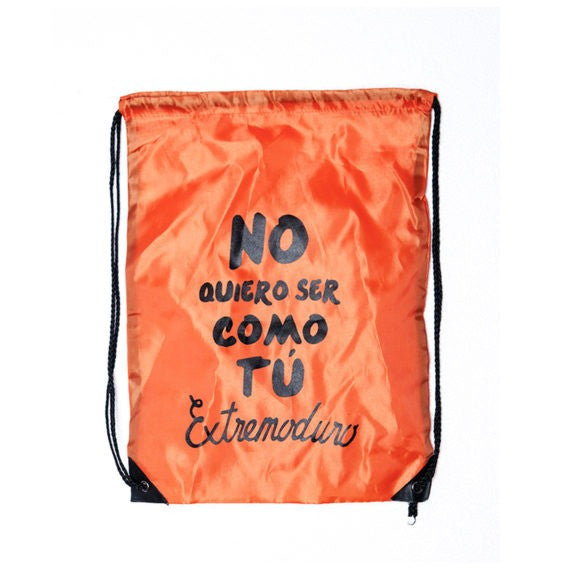 Bolsa ·No quiero ser como tú· (Naranja)